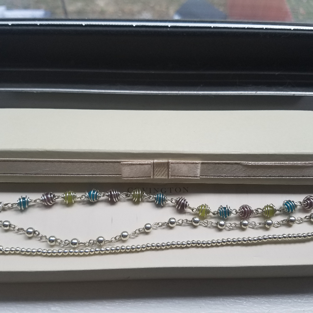 Covington Set of Three Braclets, Silver, NWOT